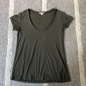 James Perse Scoop Neck T-shirt 🌻